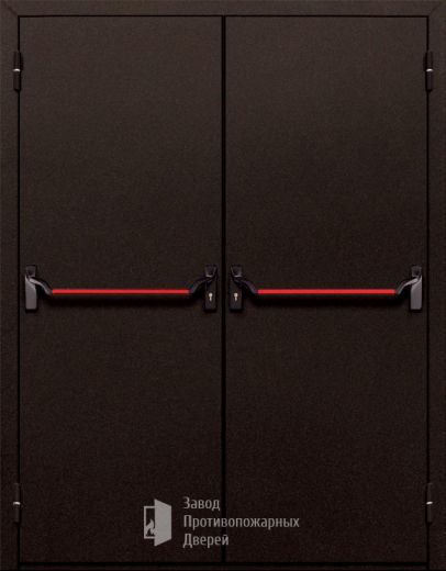 Фото двери «Двупольная глухая с антипаникой №110» в Солнечногорску