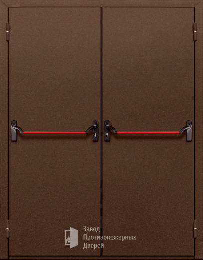 Фото двери «Двупольная глухая с антипаникой №18» в Солнечногорску