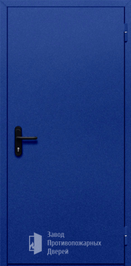 Фото двери «Однопольная глухая (синяя)» в Солнечногорску