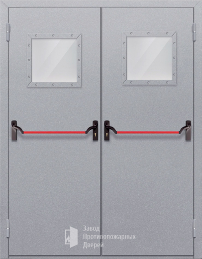 Фото двери «Двупольная со стеклопакетом (антипаника)» в Солнечногорску