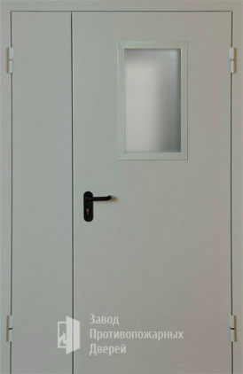 Фото двери «Полуторная со стеклом EI-30» в Солнечногорску