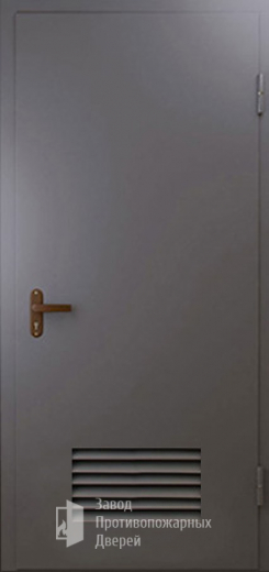 Фото двери «Техническая дверь №3 однопольная с вентиляционной решеткой» в Солнечногорску