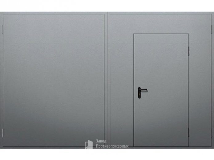 Фото «Распашные ворота с калиткой №3» в Солнечногорску