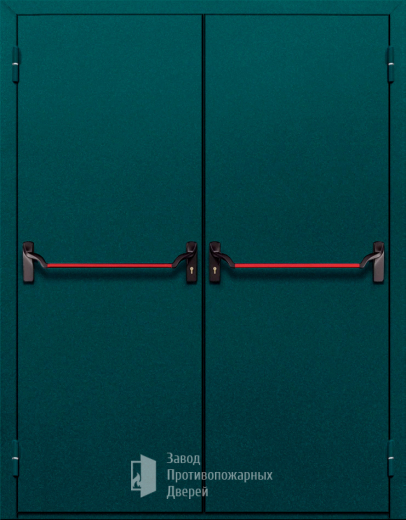 Фото двери «Двупольная глухая с антипаникой №16» в Солнечногорску