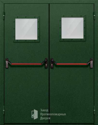 Фото двери «Двупольная со стеклом и антипаникой №59» в Солнечногорску
