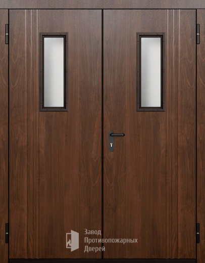 Фото двери «Двупольная МДФ со стеклом» в Солнечногорску