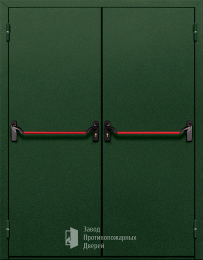 Фото двери «Двупольная глухая с антипаникой №19» в Солнечногорску