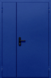 Фото двери «Полуторная глухая (синяя)» в Солнечногорску