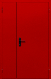 Фото двери «Полуторная глухая (красная)» в Солнечногорску