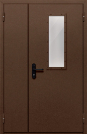 Фото двери «Полуторная со стеклом №28» в Солнечногорску